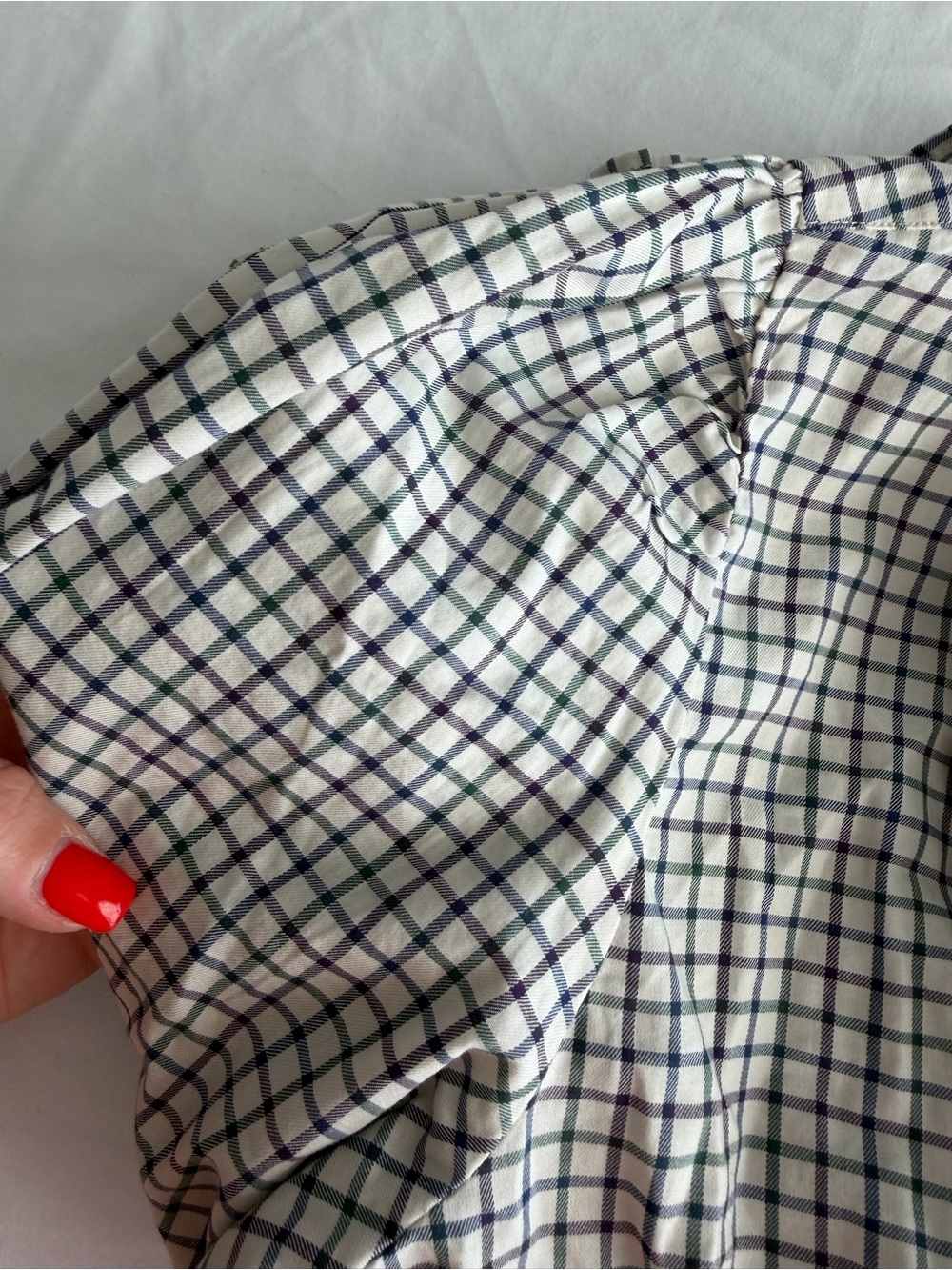 NWT Polo Ralph Lauren Ruffle-Trim Poplin Blouse - 100% Cotton - Picture 15 of 15